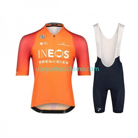 Conjunto Maillot + Culotte Corto con tirantes Ineos Grenadiers 2022 N002